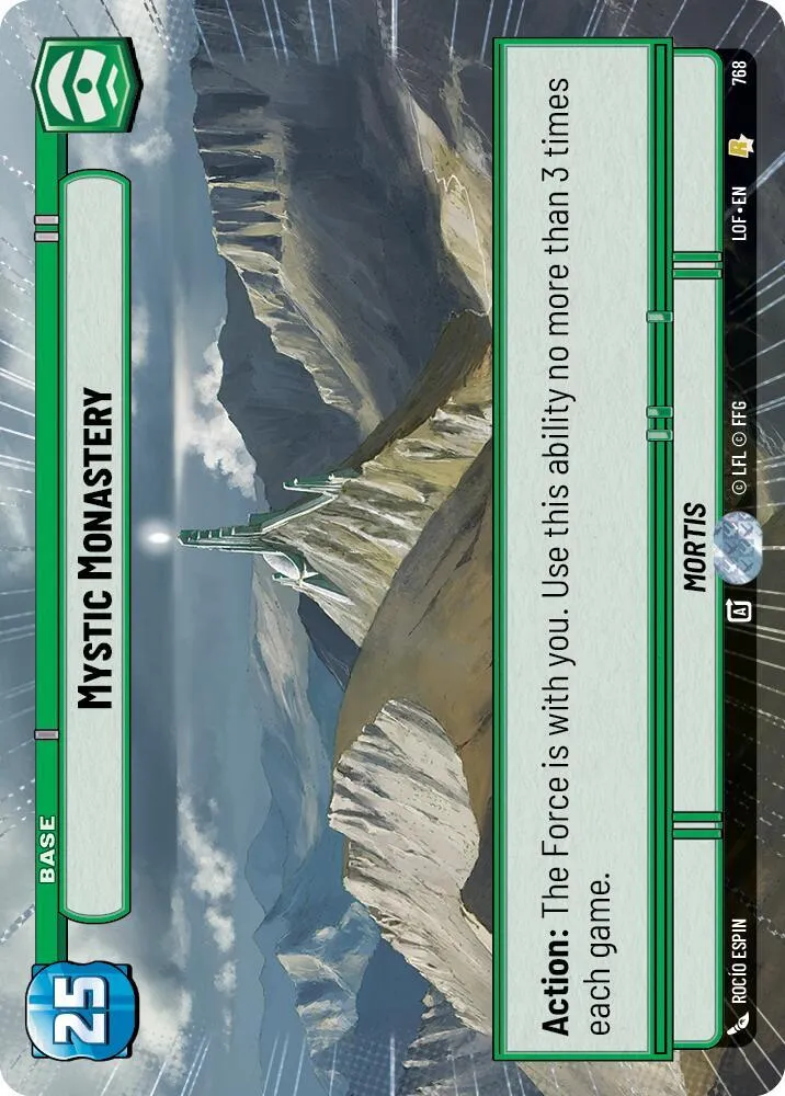 Mystic Monastery — Legends of the Force — Star Wars: Unlimited