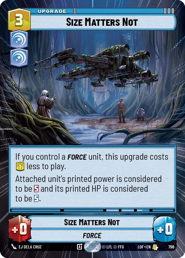Size Matters Not — Legends of the Force — Star Wars: Unlimited