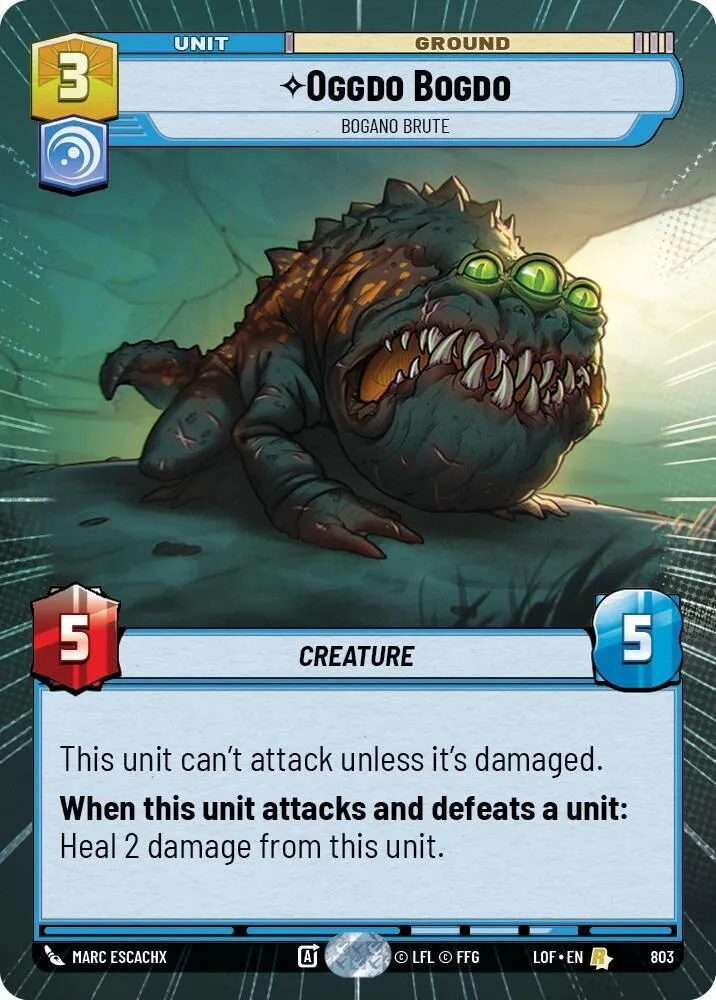Oggdo Bogdo - Bogano Brute — Legends of the Force — Star Wars: Unlimited