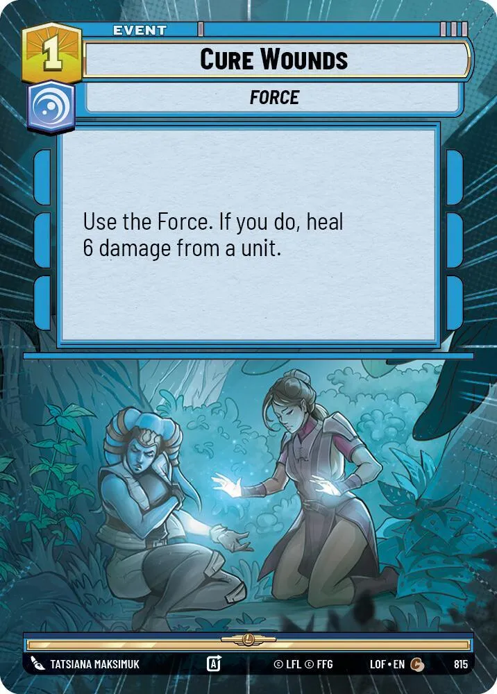 Soigner les Blessures — Legends of the Force — Star Wars: Unlimited