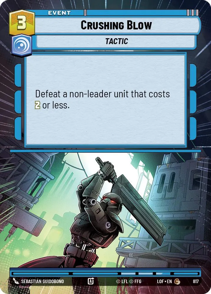 Crushing Blow — Legends of the Force — Star Wars: Unlimited