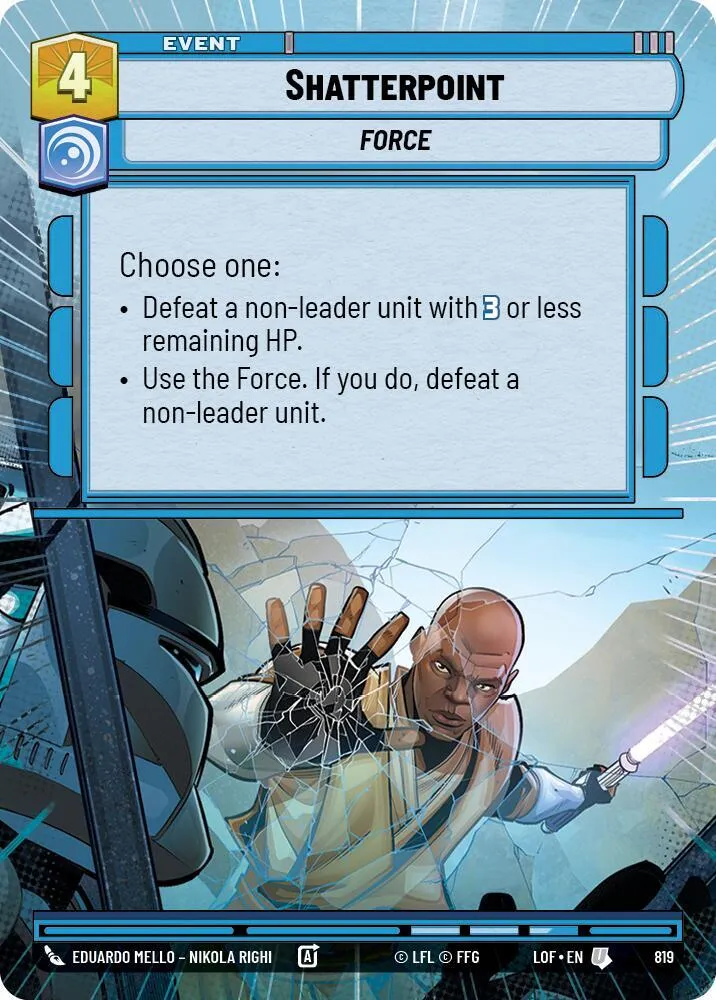 Shatterpoint — Legends of the Force — Star Wars: Unlimited