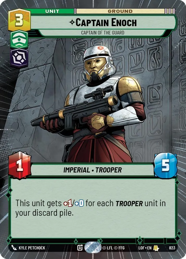 Captain Enoch - Captain of the Guard — Legends of the Force — Star Wars: Unlimited