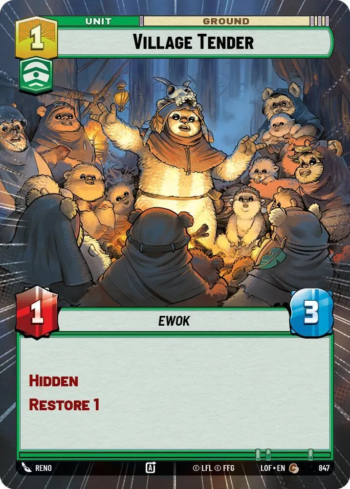 Village Tender — Legends of the Force — Star Wars: Unlimited