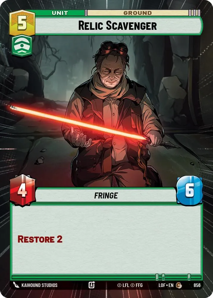 Relic Scavenger — Legends of the Force — Star Wars: Unlimited