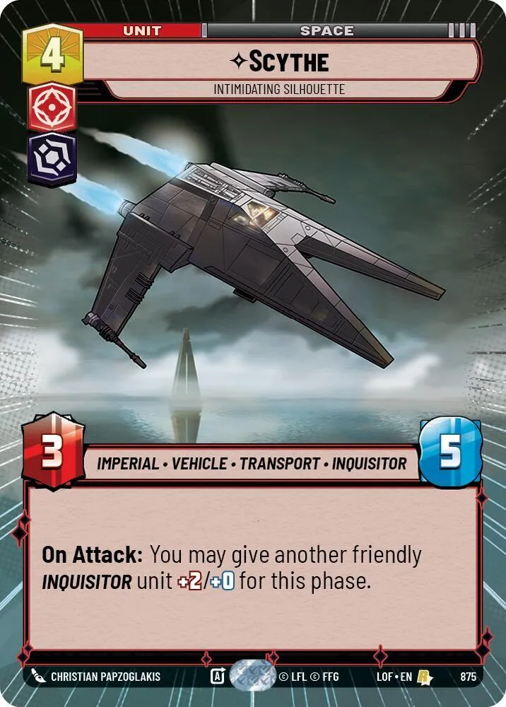 Scythe - Silhouette Effrayante from Legends of the Force - Star Wars: Unlimited