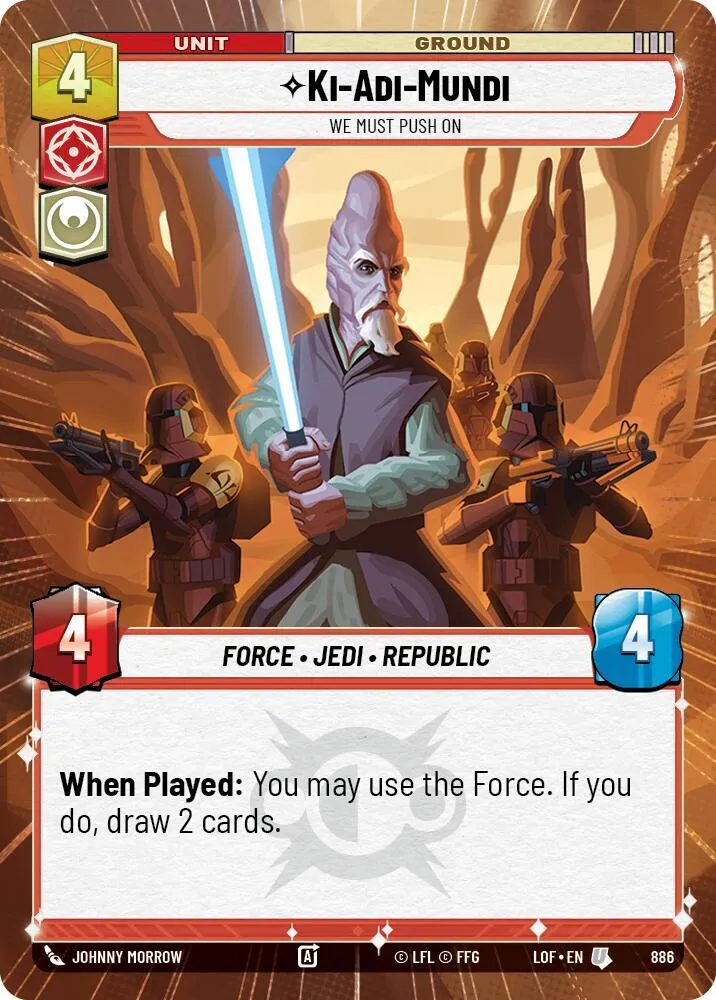 Ki-Adi-Mundi - Nous Devons Aller De L'Avant — Legends of the Force — Star Wars: Unlimited