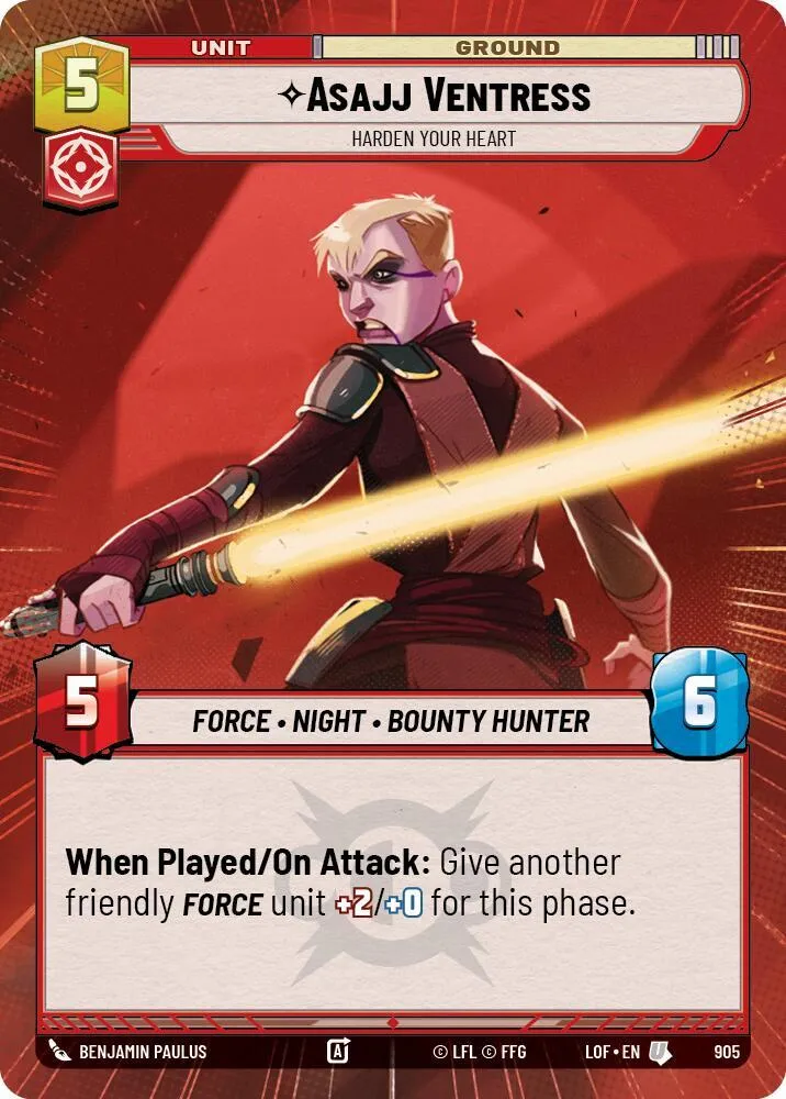 Asajj Ventress - Harden Your Heart — Legends of the Force — Star Wars: Unlimited