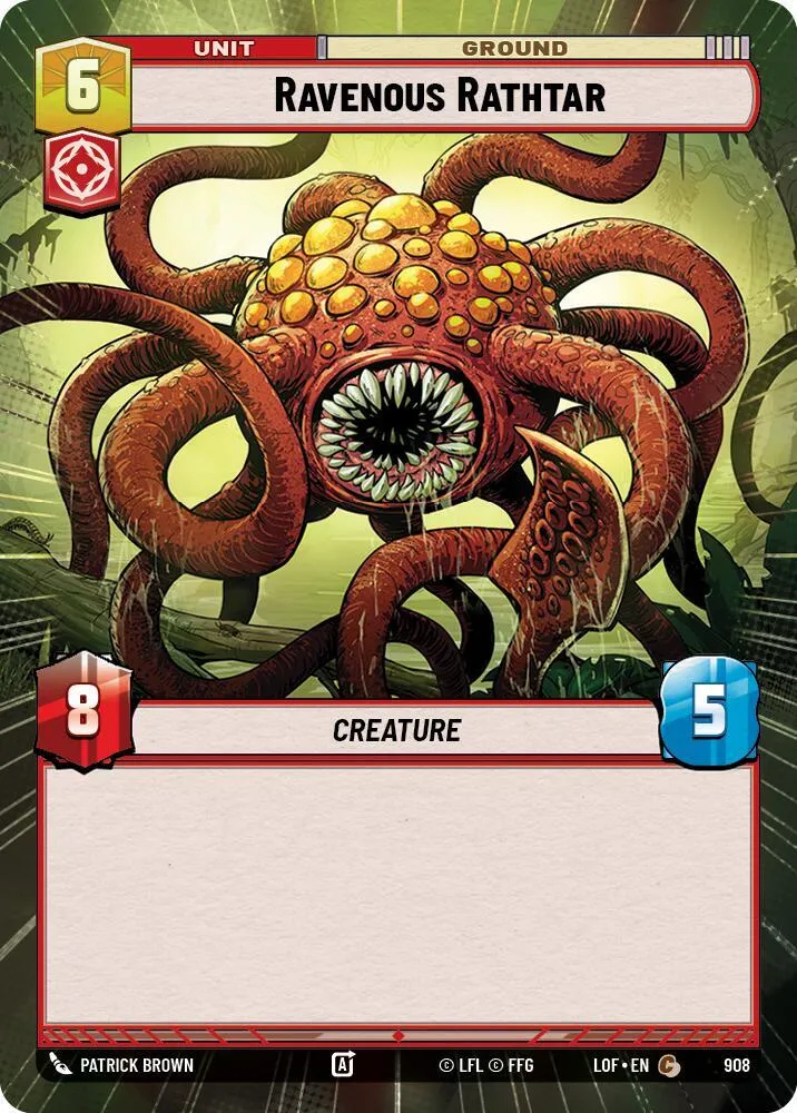 Rathtar Vorace — Legends of the Force — Star Wars: Unlimited