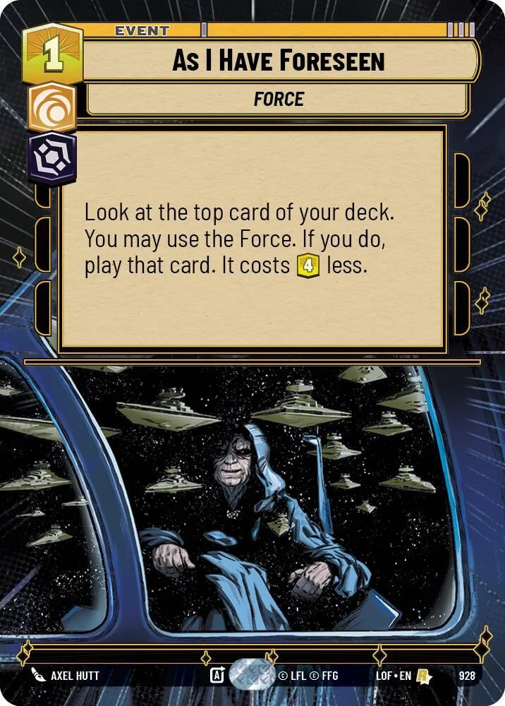 Comme Je l'Avais Prévu — Legends of the Force — Star Wars: Unlimited