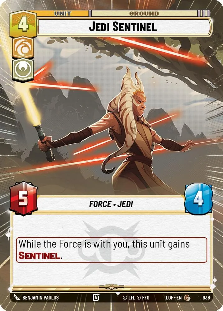 Sentinelle Jedi — Legends of the Force — Star Wars: Unlimited