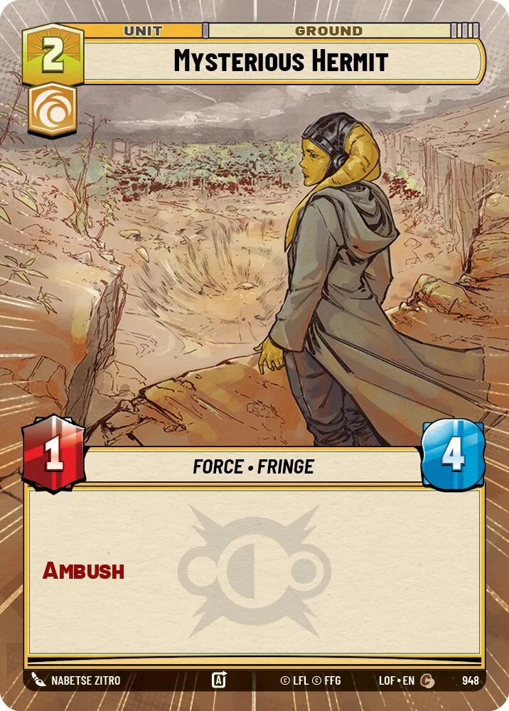 Ermite Mystérieux — Legends of the Force — Star Wars: Unlimited