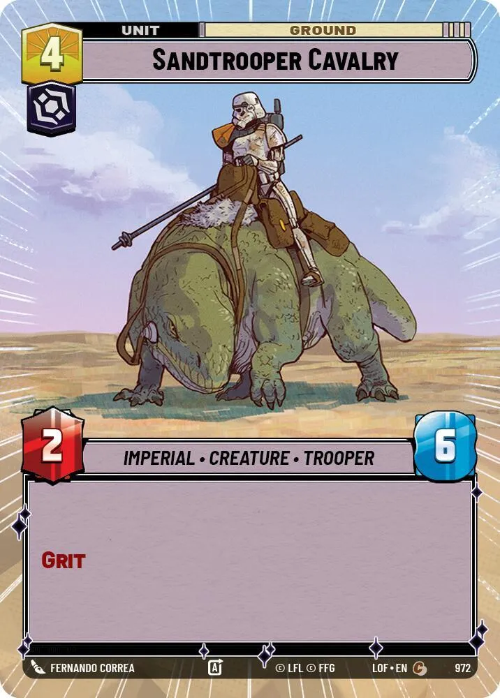 Sandtrooper Cavalry — Legends of the Force — Star Wars: Unlimited