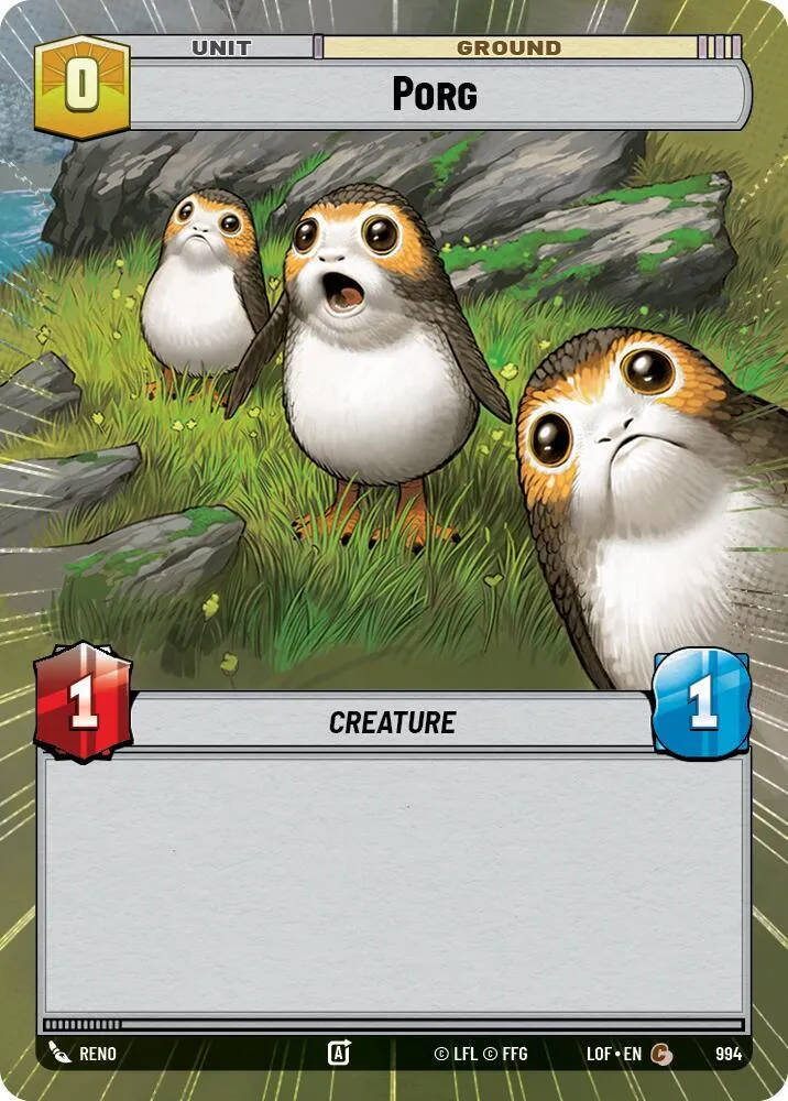 Porg — Legends of the Force — Star Wars: Unlimited