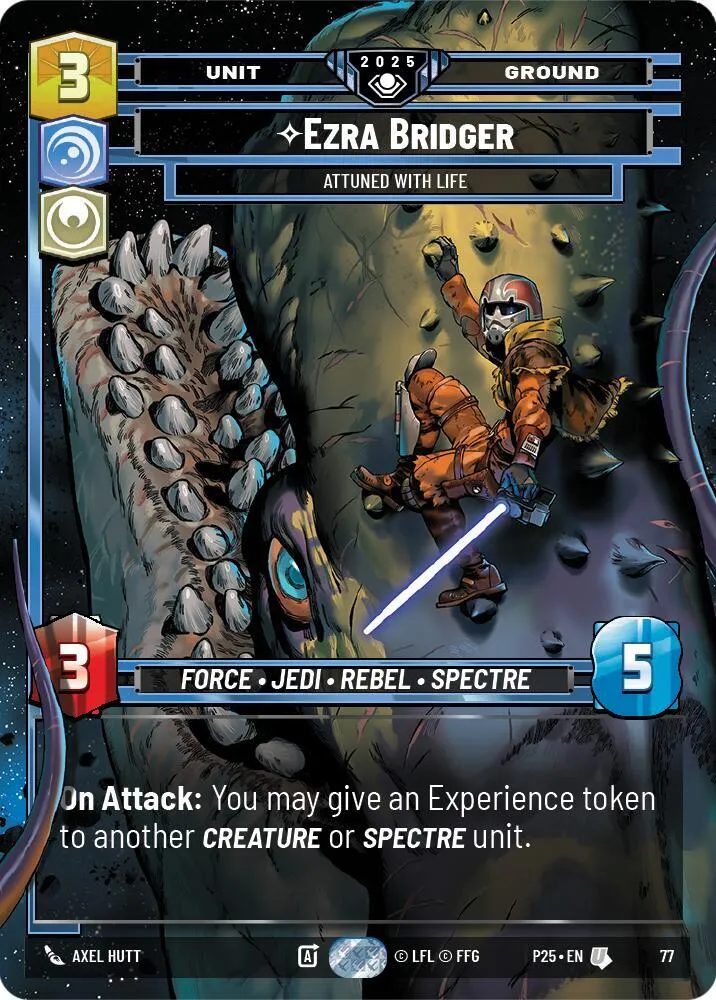 Ezra Bridger - Attuned With Life — Organized Play Promos — Star Wars: Unlimited