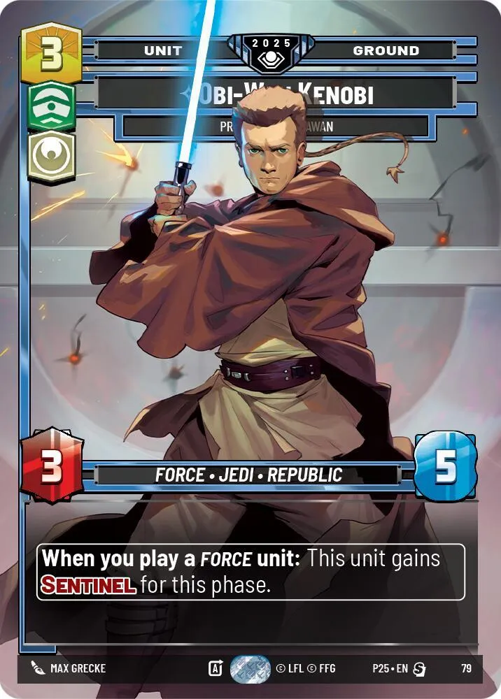 Obi-Wan Kenobi - Protective Padawan — Organized Play Promos — Star Wars: Unlimited