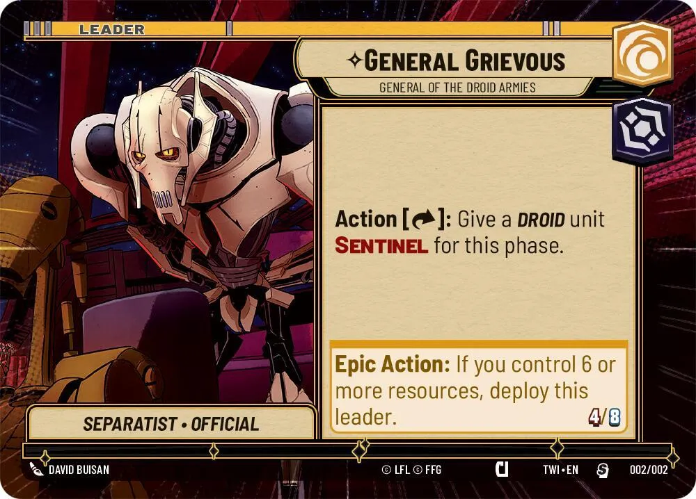 General Grievous - General of the Droid Armies — Prerelease Promos — Star Wars: Unlimited