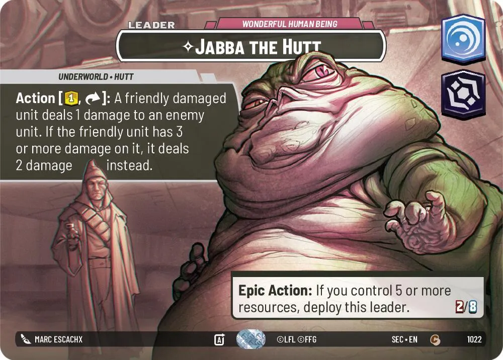 Jabba the Hutt - Wonderful Human Being — Secrets of Power — Star Wars: Unlimited