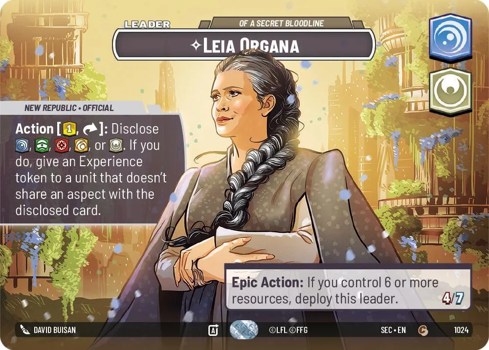 Leia Organa - Of A Secret Bloodline — Secrets of Power — Star Wars: Unlimited