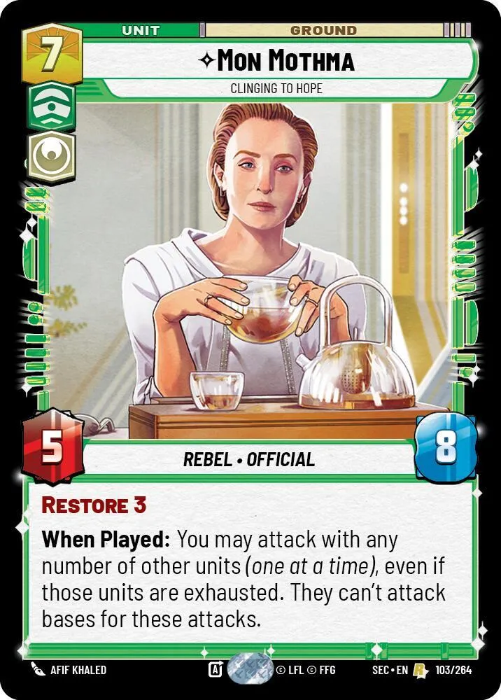 Mon Mothma - S'Accroche À L'Espoir — Secrets of Power — Star Wars: Unlimited