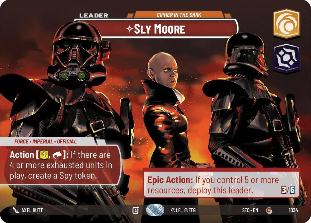 Sly Moore - Cipher in the Dark — Secrets of Power — Star Wars: Unlimited