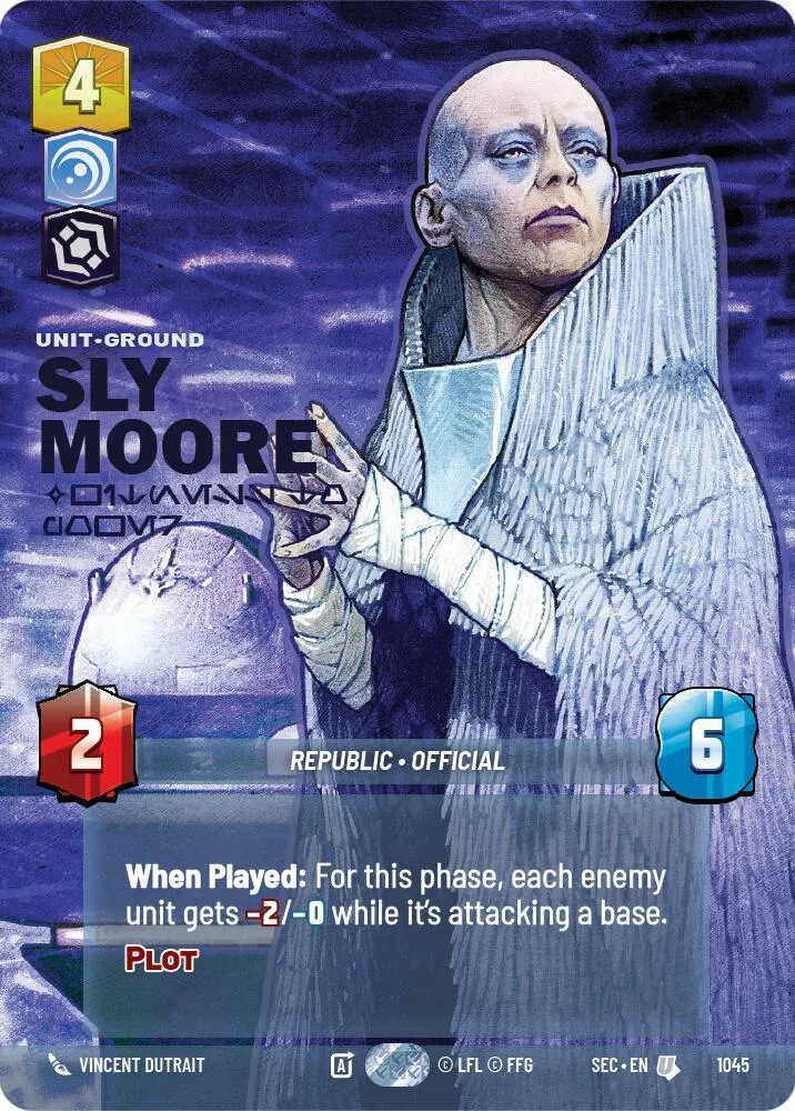 Sly Moore - Witness to Power from Secrets of Power - Star Wars: Unlimited