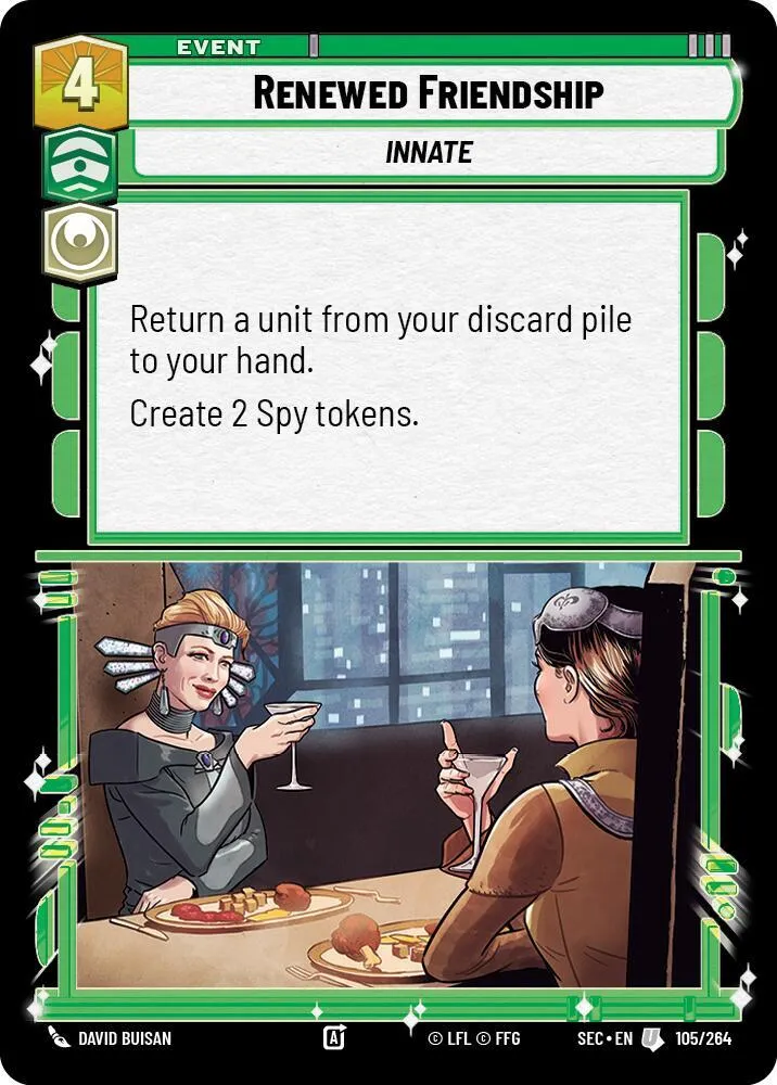 Amitié Renouvelée — Secrets of Power — Star Wars: Unlimited