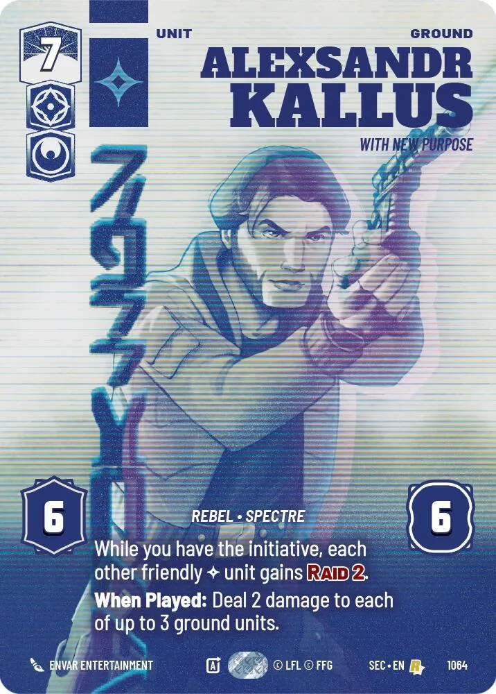 Alexsandr Kallus - With New Purpose — Secrets of Power — Star Wars: Unlimited