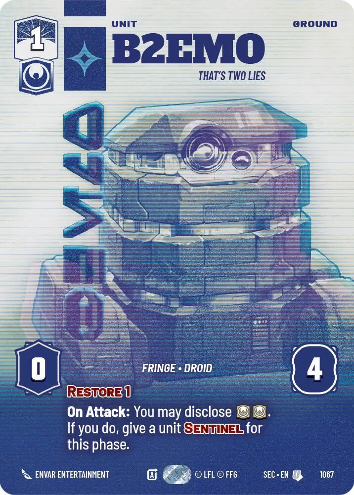 B2EMO - That's Two Lies — Secrets of Power — Star Wars: Unlimited