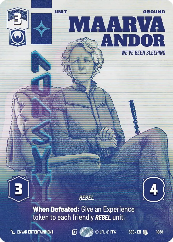 Maarva Andor - We've Been Sleeping — Secrets of Power — Star Wars: Unlimited