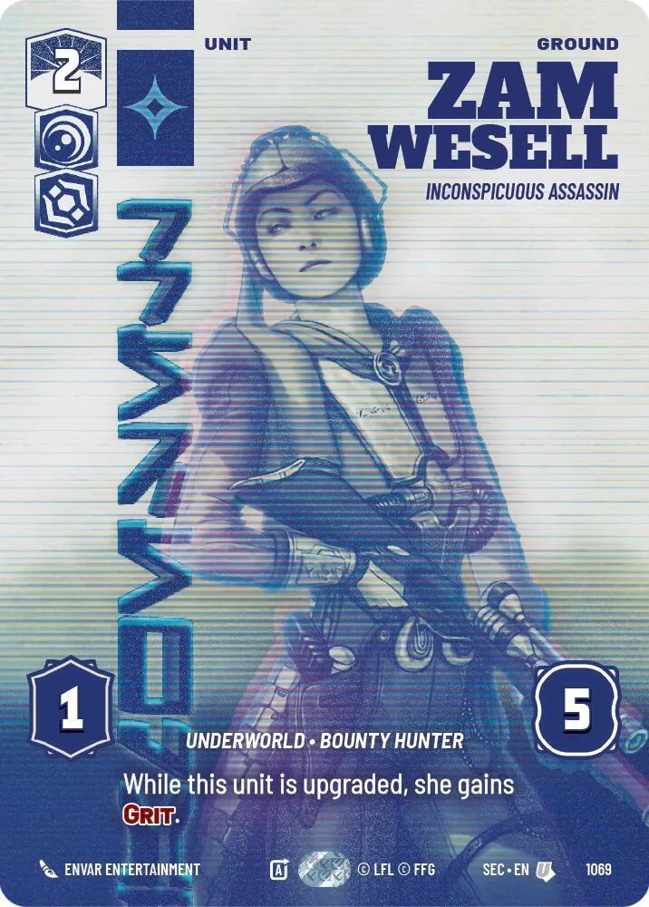 Zam Wesell - Inconspicuous Assassin from Secrets of Power - Star Wars: Unlimited