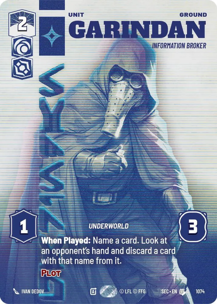 Garindan - Courtier En Informations — Secrets of Power — Star Wars: Unlimited