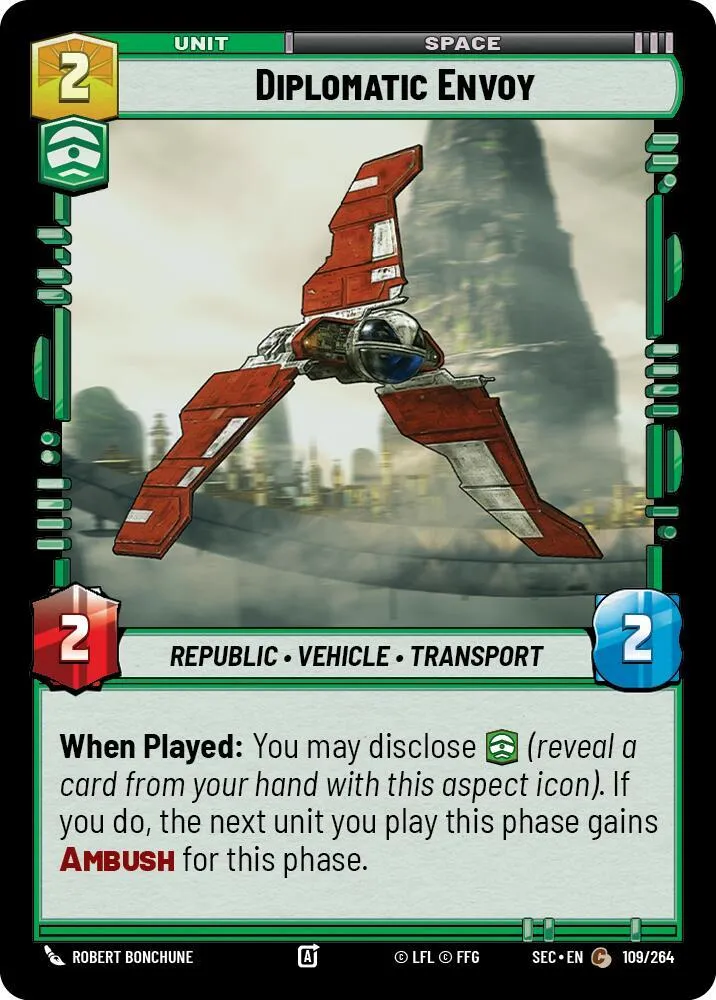 Envoyé Diplomatique — Secrets of Power — Star Wars: Unlimited
