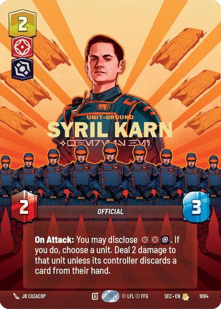 Syril Karn - Where Is He? — Secrets of Power — Star Wars: Unlimited