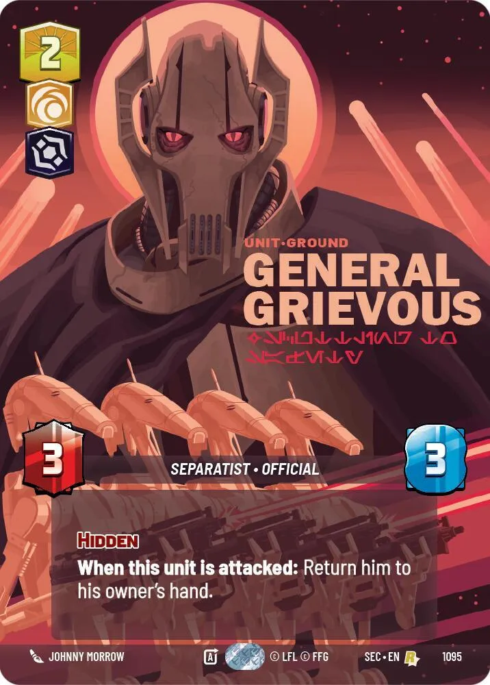 General Grievous - Scuttling to Safety — Secrets of Power — Star Wars: Unlimited