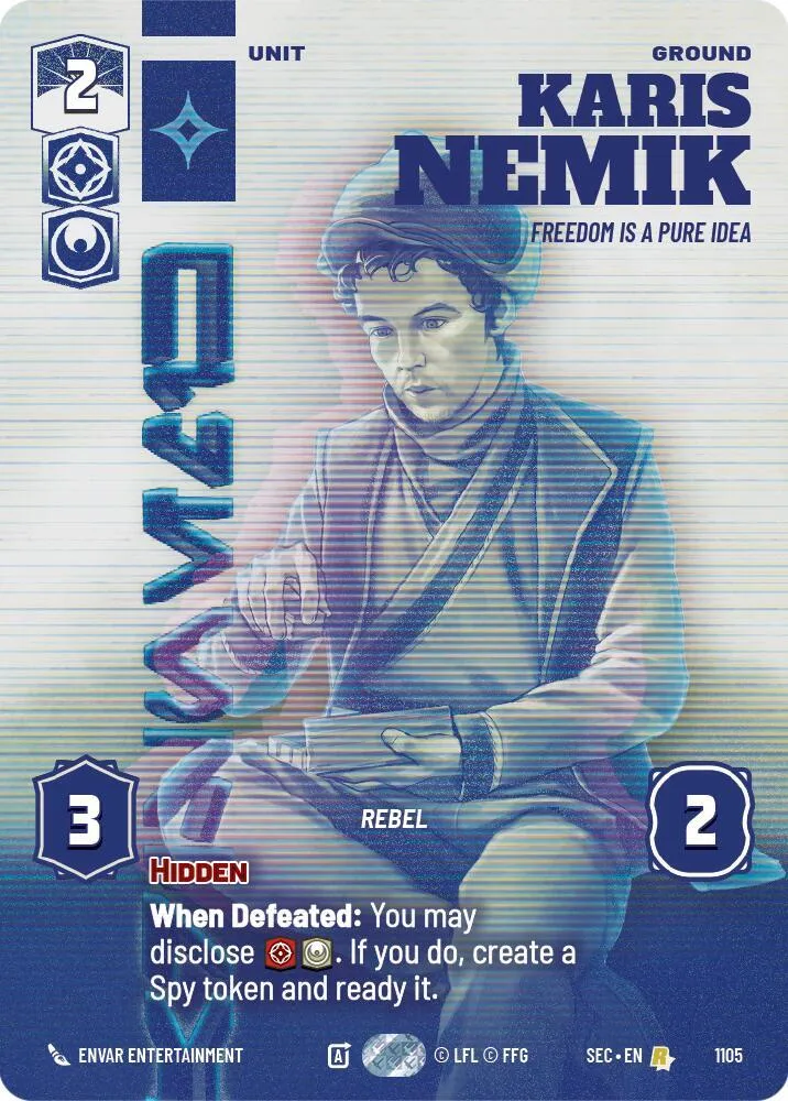 Karis Nemik - Freedom is a Pure Idea — Secrets of Power — Star Wars: Unlimited