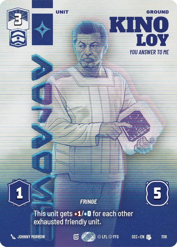 Kino Loy - You Answer to Me — Secrets of Power — Star Wars: Unlimited