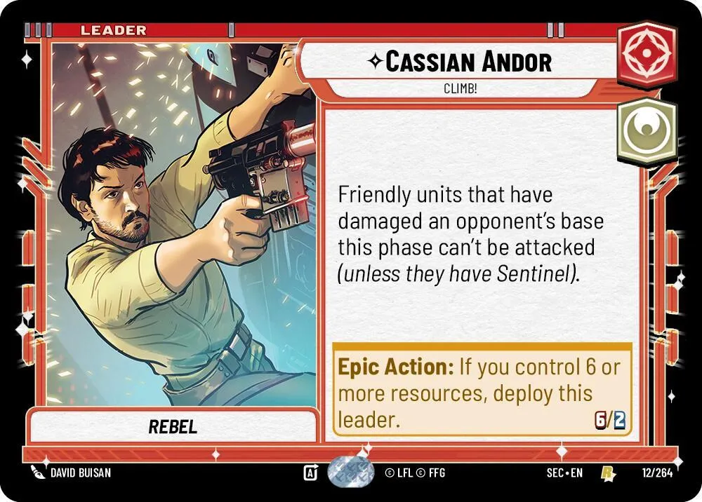 Cassian Andor - Grimpe ! — Secrets of Power — Star Wars: Unlimited