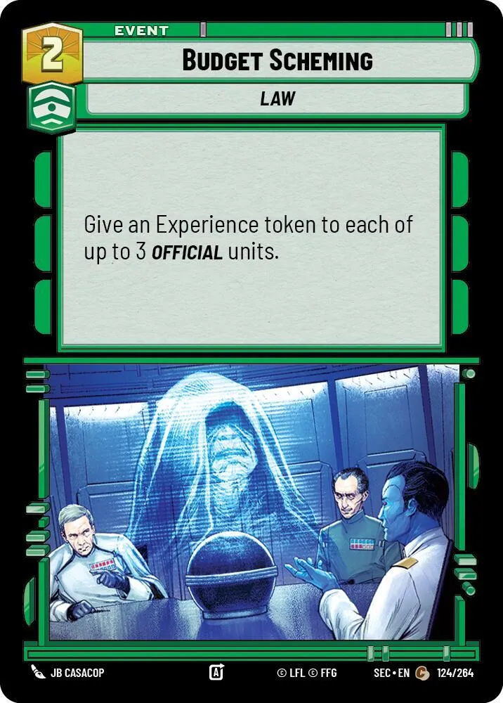 Magouille Budgétaire — Secrets of Power — Star Wars: Unlimited