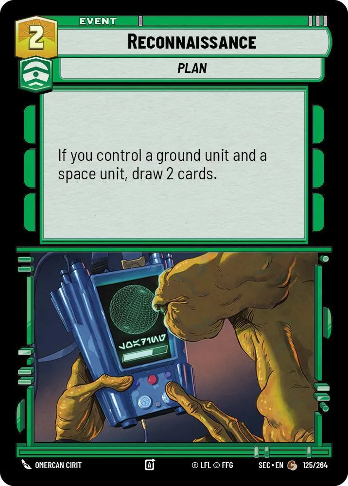 Reconnaissance — Secrets of Power — Star Wars: Unlimited