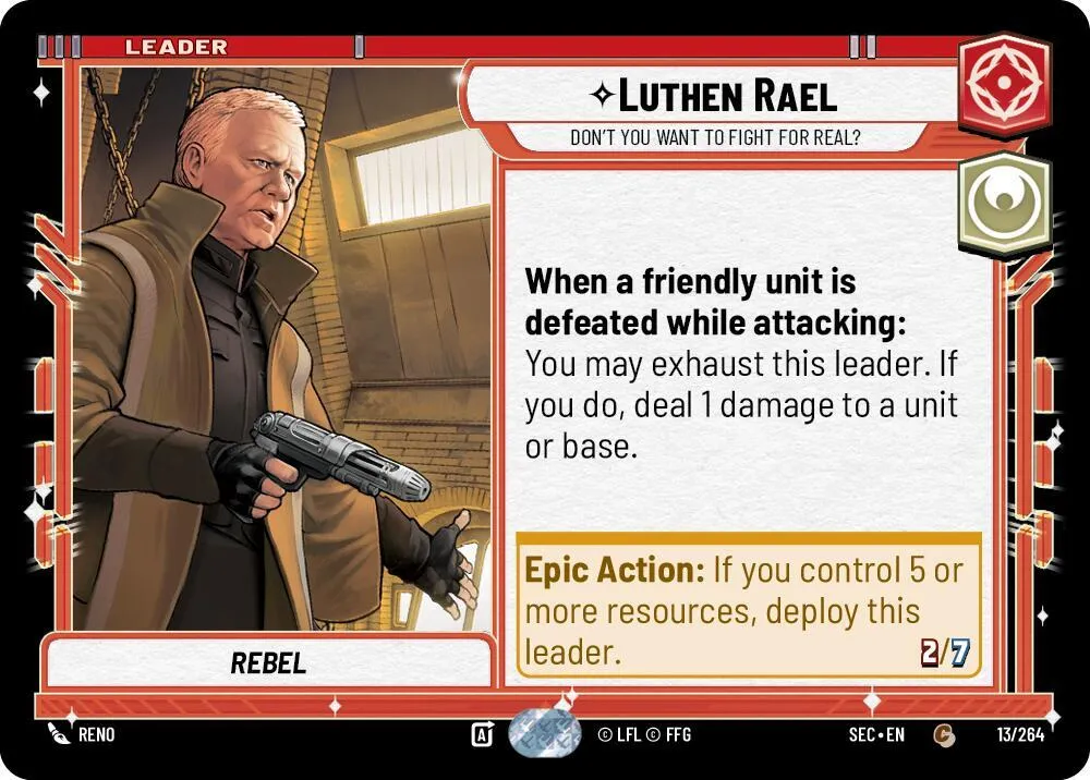 Luthen Rael - Ne Veux-Tu Pas Te Battre Pour De Vrai ? — Secrets of Power — Star Wars: Unlimited