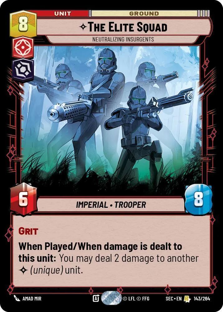 The Elite Squad - Neutralizing Insurgents — Secrets of Power — Star Wars: Unlimited