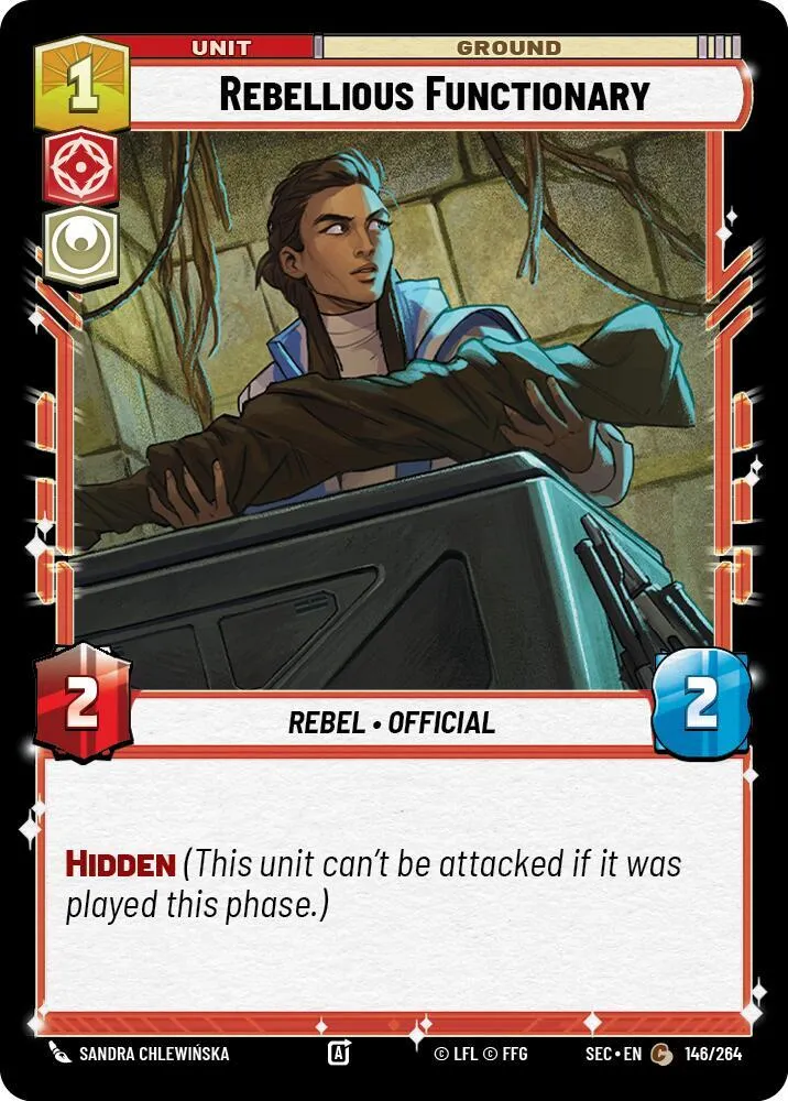 Fonctionnaire Rebelle — Secrets of Power — Star Wars: Unlimited