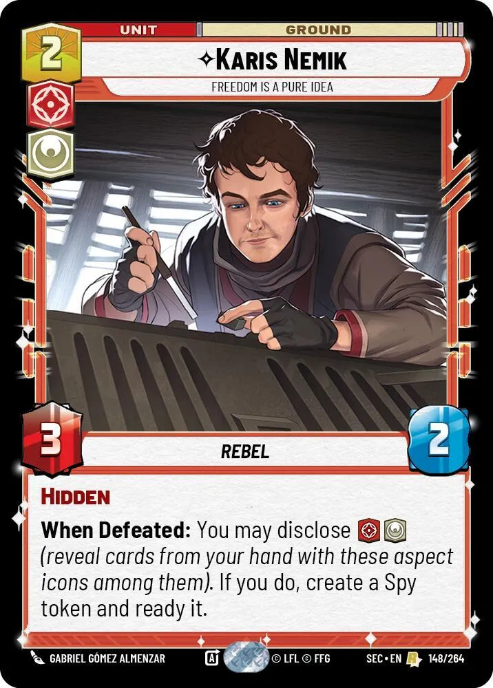 Karis Nemik - Freedom is a Pure Idea — Secrets of Power — Star Wars: Unlimited