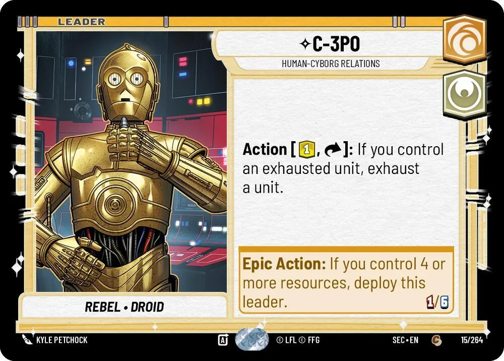 C-3PO - Relations Humain-Cyborg — Secrets of Power — Star Wars: Unlimited