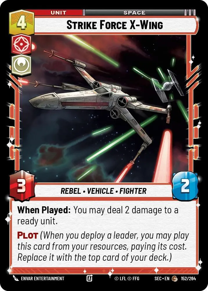 X-Wing de la Force d'Assaut — Secrets of Power — Star Wars: Unlimited