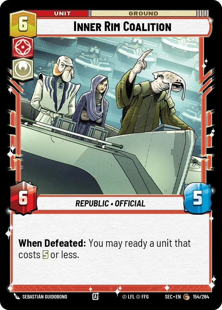 Coalition de la Bordure Intérieure — Secrets of Power — Star Wars: Unlimited