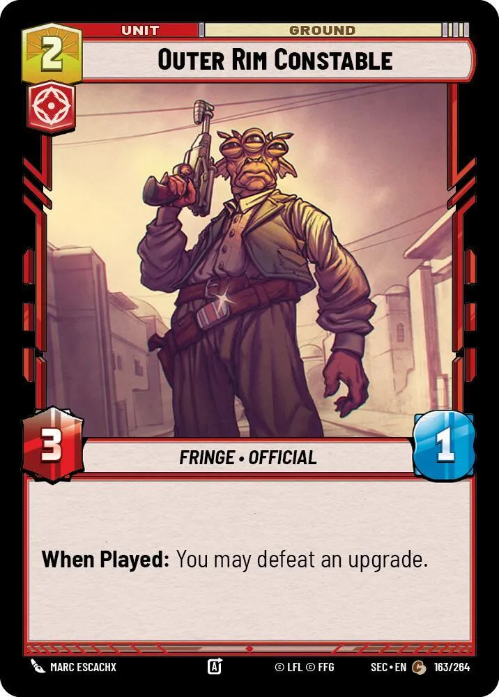 Outer Rim Constable — Secrets of Power — Star Wars: Unlimited