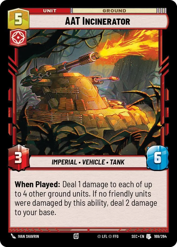 CAB Incinérateur — Secrets of Power — Star Wars: Unlimited