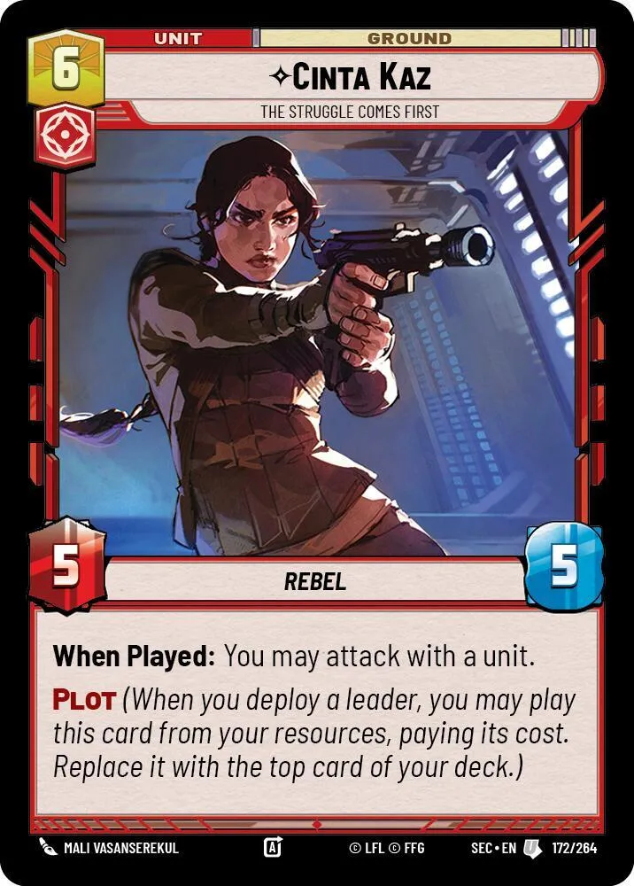 Cinta Kaz - La Lutte Avant Tout — Secrets of Power — Star Wars: Unlimited